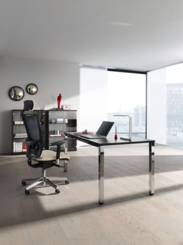 Nowy Styl Table de rallonge ronde E10 pour bureau