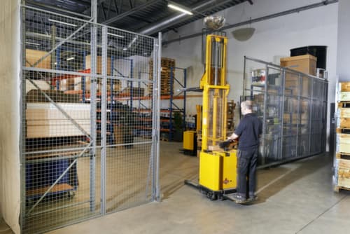 TROAX Porte coulissante pour parois de séparation, largeur 900 mm