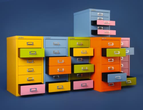 Bisley Armoire à tiroirs MultiDrawer 29er Serie convient pour DIN A4