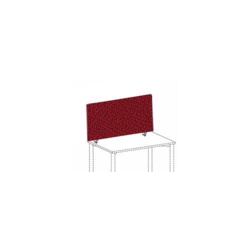 Gera Cloison de table Pro BasicLine, hauteur x largeur 400 x 1400 mm, paroi rouge