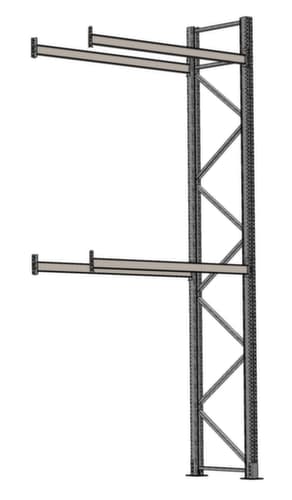 SCHULTE Rayonnage à palettes pour 9 palettes, largeur 2825 mm, 3 niveaux de stockage