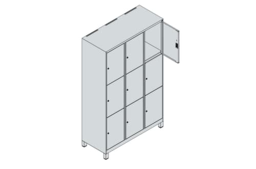 C+P armoire multicases Classic Plus, 9 compartiments