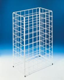 CWS Corbeille à papier en fil, 20 l, blanc