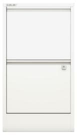 Bisley Armoire pour dossiers suspendus Home Filer, 2 extensions, blanc signalisation/blanc signalisation
