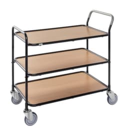 Kongamek Chariot à plateaux 850x508 mm, force 225 kg, 3 plateaux