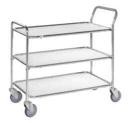 Kongamek Chariot à plateaux 850x508 mm, force 225 kg, 3 plateaux